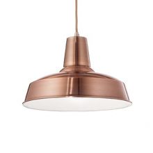 Moby lampa wisząca 1x60W E27 230V miedziana